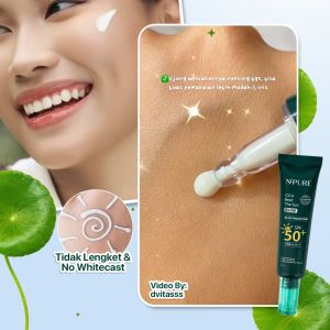 NPURE Sunscreen Cica Beat The Sun / Sunscreen Hypoallergenic / SPF 50 PA++++ / Kulit Kering Jerawat