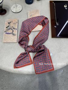 Khăn Choàng Lụa Hai Mặt Dài Mỏng Cho Nữ Mùa Xuân Thu Phong Cách Thanh Lịch Trang Trí Tóc Kiểu Dáng Dài Cho Áo Sơ Mi