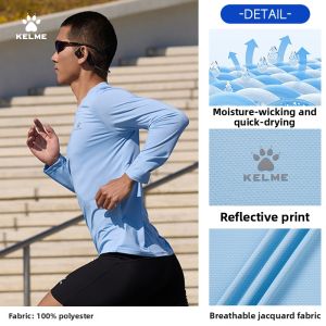 Kelme | Mens Quick Drying Long Sleeve Breathable T-shirt
