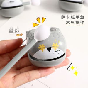 Cartoon Sakaban Turtle Wooden Fishing Ornaments Creative Office Desktop Knocking Music Ornaments Unzipped Gifts Gifts