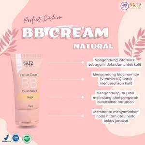 BB CREAM GLOWING TAHAN LAMA ANTI AIR BB CUSHION TAHAN LAMA GLOWING BB CREAM NATURAL SR12 ORI ASLI BPOM