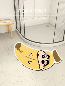 Thảm Phòng Tắm Hình Chữ U Chống Trượt Thảm Phòng Vệ Sinh Thảm Phòng Khách Thảm Phòng Ngủ Chất Liệu Sợi Polyester Thiết Kế Hình Chữ U