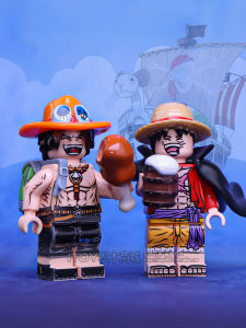Đồ Chơi Lắp Ráp Mô Hình Anime One Piece Luffy Sanji Zoro Kaido Ace Đồ Trang Trí Trí Tuệ Nhân Tạo Cho Trẻ Em Từ 6 Tuổi Trở Lên