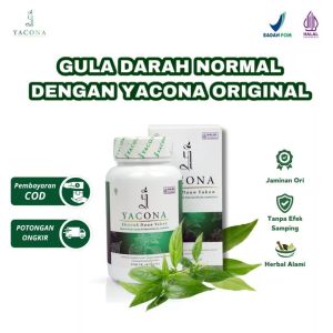 Yacona Obat Diabetes Original Herbal Atasi Gula Darah Tinggi