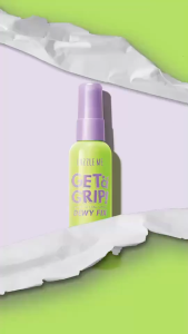 DAZZLE ME Get a Grip! Matte Fix Setting Spray 60ml 24H Makeup Lockdown Film Former 4D Centella Oil Control Waterproof Sweatproof Triple Proof Rose Water Hyaluronic Acid Squalane Matte Finish