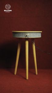 Smart Coffee Table Meja Wireless Bluetooth Speaker Wireless Charging Estetik