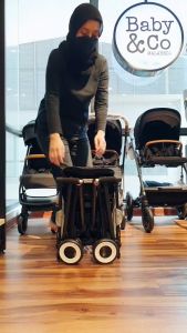 Ghế ngồi ô tô kiêm nôi xách thích hợp với xe đẩy cho bé Cybex Aton Car Seat