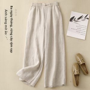 Moxueer | Quần Dài 3/4 Phong Cách Mỏng Cho Phụ Nữ Mùa Hè