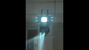 V380 PRO Three Lens Video WiFi 4G SIM Card CCTV Camera