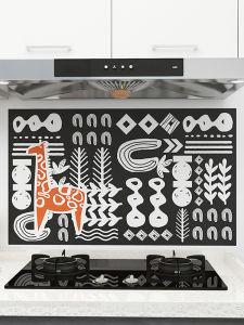 Kitchen Decorative Wall Stickers: Oil Resistant Waterproof Self Adhesive Thickened Stove Tile Wall Renovation Stickers