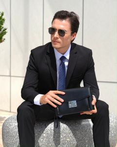 Túi clutch nam cao cấp da thật LECOS - LC7