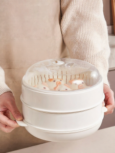 LONGSTAR | Microwave Steamer Heat-resistant Container