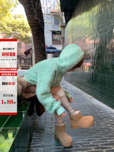 Áo Len Dệt Kim Có Mũ Trùm Đầu DULA Good Home Cho Nữ Mùa Đông 2025 Áo Len Lông Cáo Giả Ấm Áp Đa Năng Thường Ngày