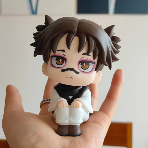 Bandai | 10cm Jujutsu Kaisen Anime Figure Look Up Chousou Action Figure Q Version Satoru Gojo/Geto Suguru Figurine PVC Collection Gift