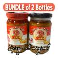 RSSHOPS Pure Crab Paste Bundle of 2 bottles Spicy and Original Flavor Instant Food. 