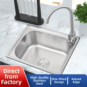 Stainless Steel Single Basin Kitchen Sink