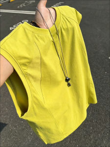 Breathable Quick-Dry Sporty Deconstruction Design Mens Vest
