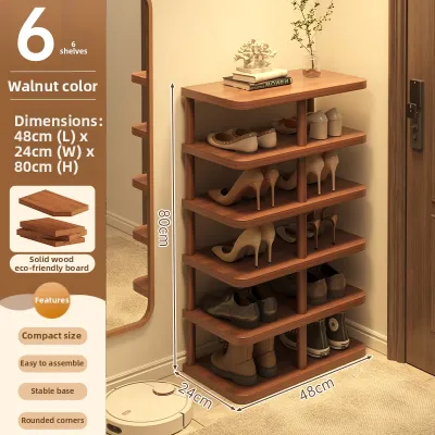 Home Multi-layer Durable Small Narrow Shoe Rack