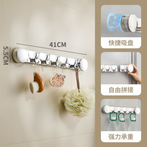 Powerful Bearing Capacity Door Back Clothes Hanger Entrance Hall Wall Mounted Hook No Drilling Required Storage Organizer