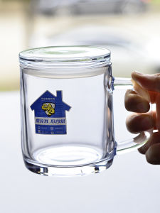 Qi Artisan แก้วมัคทรงกลมสไตล์เกาหลีพร้อมฝาปิด ทนความร้อน ความจุขนาดใหญ่ สําหรับใช้ประจําวัน เหมาะสําหรับชา เบียร์ นม และน้ํา