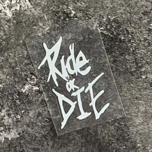 Ride or Die Road Bike Frame Stickers MTB Bicycle Top Tube Waterproof Cycling Handlebars Fork Vinyl Decals Motorcycle Accessories