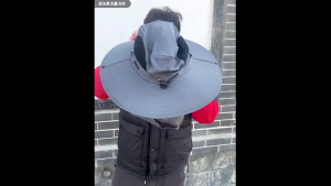 Detachable Sun Protection Fishing Hat Summer Outdoor Big Eaves UV Protection Sun Hat Face And Neck Detachable Wide Brim