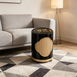 MMZECE | High Aesthetics For Home Use Portable With Lid Trash Can