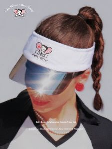 Collaborative Bubble Mirror Small Face Air Top Cap Sun Protection Sport Hat
