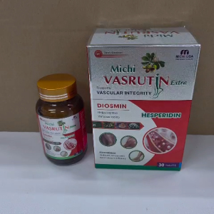 Viên uống Vasrutin Extra giúp cải thiện suy giãn tĩnh mạch hộp 30 viên