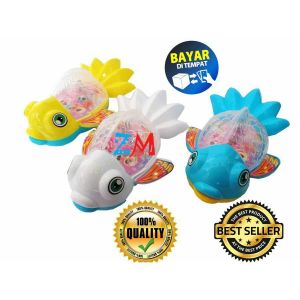 Mainan Ikan Koi Tarik Berjalan Dan Lampu