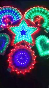 SOHO Christmas Parol LED Light Lantern Seasonal Outdoor Christmas Decoration Lights for Wedding & Bedroom & Bar Dancing LED Christmas Colorful Lights