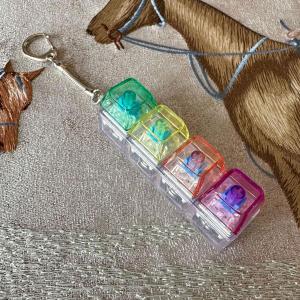 Đồ Chơi Cảm Giác LED Fidget Keycap Crystal Clicker Đồ Chơi Cảm Giác Giảm Căng Thẳng Bàn Phím Móc Khóa Fidget Gadget Dành Cho Người Lớn Và Trẻ Em