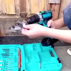 【Ready Stock】Portable Electric Drill Plate Cutter Attachment Set Sheet Metal Free Cutting Tool