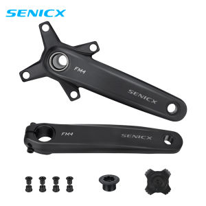 SENICX | Giò Đĩa Xe Đạp Địa Hình – Trục Rỗng Liền Khối Đĩa Đơn 104BCD Răng Narrow-Wide