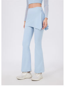 High Waist Yoga Pants Womens Fitness Running Sports Trousers Breathable Micro Flared Long Pants Abs Slimming Ultra Elastic