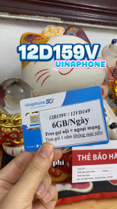 ( SALE 50% ) Sim 5G Vina gói D500 - 12TD49 - FHAPPY - 14BIG50Y - 12D159V - U1500 - SODA - 12FCLUB DATA 5G TỐC ĐỘ CAO + MIỄN PHÍ NGHE GỌI - Sóng Vina Cực KHỏe Giá Cực Rẻ . FREESHIP - CHƯA KÍCH HOẠT.