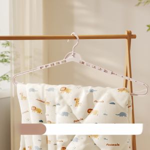 Space Saving Expandable Clothes Hanger for Towel And Sheet Drying Non Slip Traceless Balcony Clothes Hanger Plastic Material