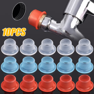 10Pcs Faucet Leak-Proof Sealing Gasket Silicone Plug for Faucet Triangle Valve Prevent Dripping and Leakage