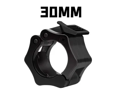 30/28/25mm Quick Release Barbell Clamps Spin Lock Barbell Collars Weight Bar Clips for Weightlifting and Strength Training