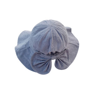 Princess Baby Hat for Girls Big Bow Summer Kids Bucket Hats Wide Brim Travel Baby Sun Cap Infant Accessories 1-3Y