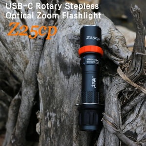 Zoomable Rechargeable LED Flashlights Z25cp High Lumens Torch Long Time Waterproof for Emergencies Camping Hiking Home Tools