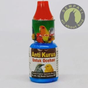 SEMPATI Anti Kurus Dr.Edhi Obat Burung Sakit Gangguan Pencernaan Kurus Lesu Untuk Burung Lovebird Kenari Kacer Murai Jadi Gacor VANKUKS