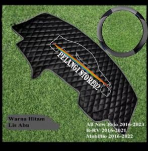 Alas Pelindung Dashboard+Cover Stir Mobil Honda All New Brio (2016-2023)Mobilio (2016-2022)BR-V(2016-2021)