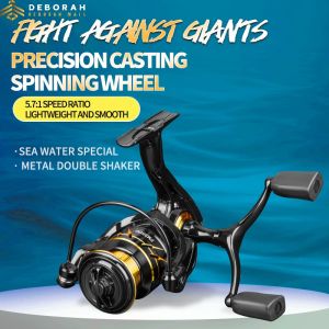 NEW| spinning reel | Gear Ratio:5.7:1 | 18+1 B | Metal spool | Double rocker arm| Reel-Size:1000s/2500s/3500s