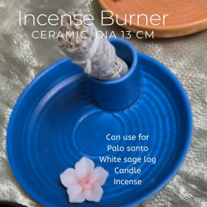 SI Incense Burner (Model: 13111) Use for Palo Santo stick Smudging Stick Incense Stick Candle and Other