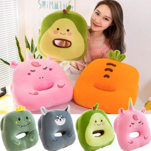 Avocado Unicorn Dinosaur Plush Doll Stuffed Toy Cartoon Sleeping Pillow Toy Gift for Kids Travelling