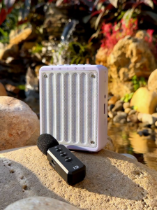 SHIDU  Wireless Voice AmplifierVoice Amplifier Lapel Microphone Mini Portable Voice Amplifier Megaphone Booster with Microphone Loudspeaker Speaker