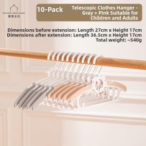 MODERN SWEETHOME | No Mark Slip Resistant Adjustable Hangers
