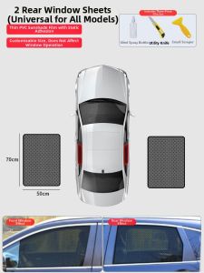 Sun Protection and Privacy Car Window Shades