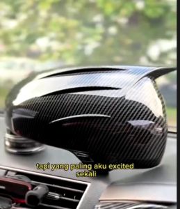 Honda Civic 10th 2016-2020 Rearview Mirror Decor Trim Sport Exterior Upgrade Custom Car Styling Accessories
